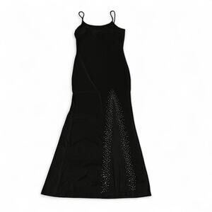 Vintage Black Sequined Dress